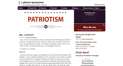 Desktop Screenshot of lutheranspokesman.org